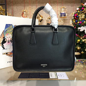 Prada Leather Briefcase 4215 37.5cm