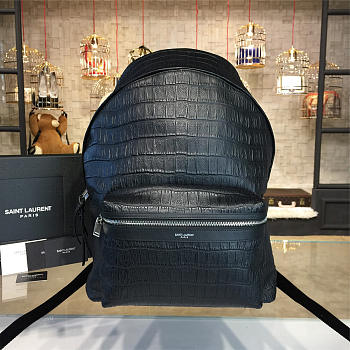 YSL Monogram Backpack Black 4790 30cm 