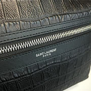 YSL Monogram Backpack Black 4790 30cm  - 5