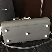 YSL Classic Sac-De-Jour Gray 4886 32cm  - 3