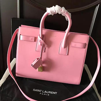 YSL Classic Sac-De-Jour Pink 4890 32cm 