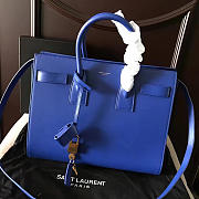 YSL Sac-De-Jour in Grained Leather Navy 4892 32cm  - 1