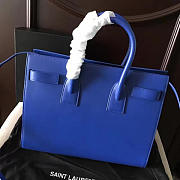 YSL Sac-De-Jour in Grained Leather Navy 4892 32cm  - 5