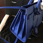 YSL Sac-De-Jour in Grained Leather Navy 4892 32cm  - 4