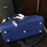 YSL Sac-De-Jour in Grained Leather Navy 4892 32cm  - 3