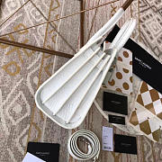 YSL Classic Sac-De-Jour Nano White 4911 22cm - 2