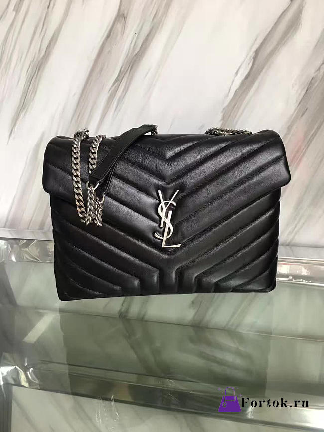YSL Medium LOULOU Black 4955 32cm  - 1