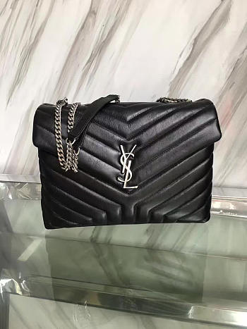 YSL Medium LOULOU Black 4955 32cm 