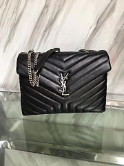 YSL Medium LOULOU Black 4955 32cm  - 6