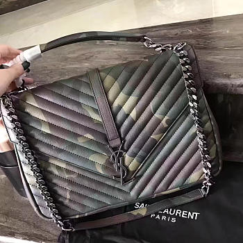 YSL MONOGRAM COLLEGE Large Camouflage 5060 32cm