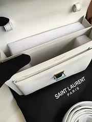 YSL Saint Laurent Black Medium High School Satchel Bag 5112 22cm - 6