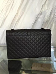 YSL ENVELOPE Satchel Black 5133 31cm - 6