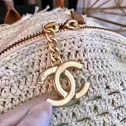 Chanel Crochet Braid Cayo Coco Backpack White A93681 30cm - 4