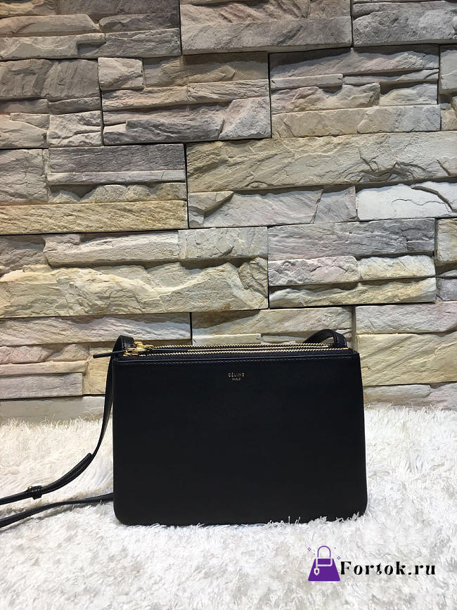 Celine Leather Ttrio 25cm - 1