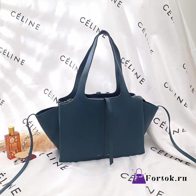 Celine Leather Tri-fold 37cm - 1