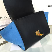Celine Trapeze Leather Handbag Z952 26.5cm  - 5