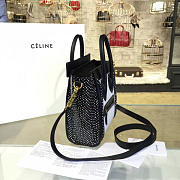 Celine Nano Luggage  Leather Shoulder Bag Z1015 20cm  - 4