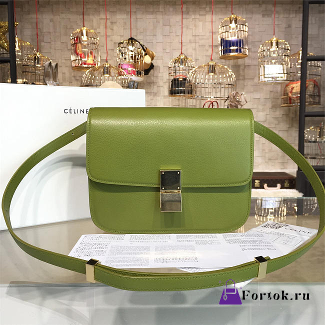Celine Leather Classis Box Z1145 23.5cm - 1