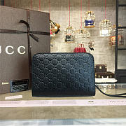 Gucci GG Leather Clutch Bag Z013 24cm  - 3
