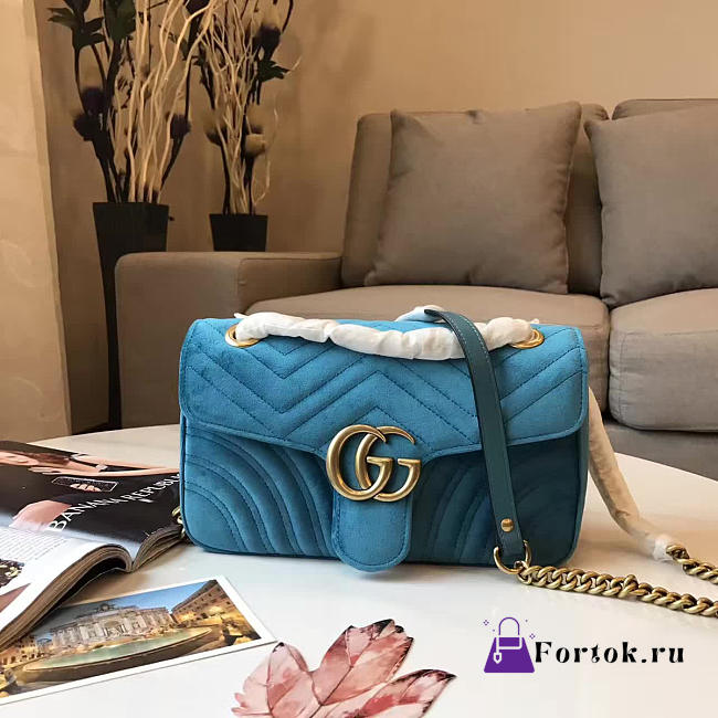 Gucci GG Leather Marmont 2411 26cm  - 1