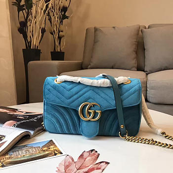 Gucci GG Leather Marmont 2411 26cm 