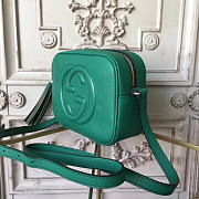 Gucci Soho Disco Leather Bag Green Z2604 21cm - 5