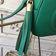 Gucci Soho Disco Leather Bag Green Z2604 21cm - 2