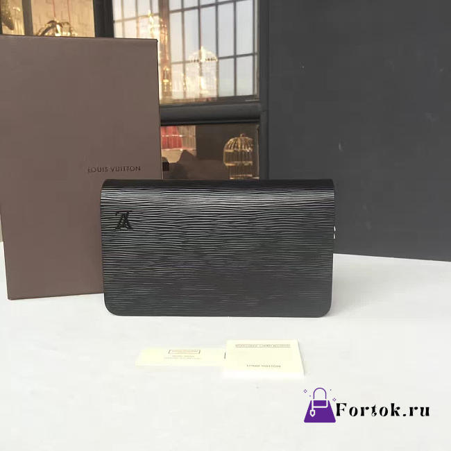 Louis Vuitton ZIPPY Wallet Noir 3153 - 1