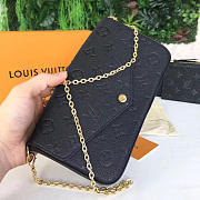 Louis Vuitton Pochette Felicie NOIR  - 1