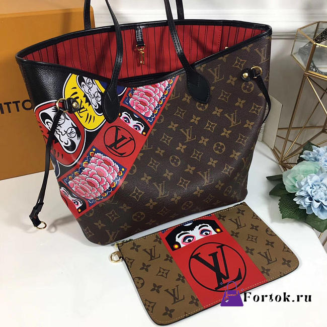 Louis Vuitton Neverfull MM CHERRY 3286 32cm - 1