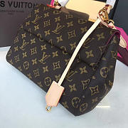 Louis Vuitton CLUNY BB M42738 PINK  - 4