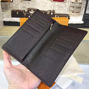 Louis Vuitton BRAZZA WALLET Damier Ebene N63168 19cm  - 6