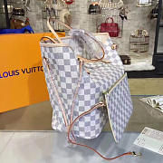 Louis Vuitton Neverfull MM Damier Azur Canvas Beige 3602 32cm  - 3