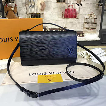 Louis Vuitton CCLERY Epi Leather Noir Black M54538 23cm