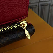 Louis Vuitton pallas Wallet Red 3754 19cm - 4