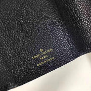 Louis Vuitton Victorine Wallet Black 3782 12cm - 3