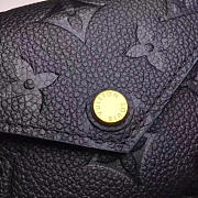 Louis Vuitton Victorine Wallet Black 3782 12cm - 5