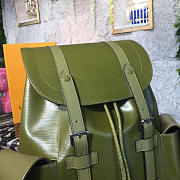 Louis Vuitton Supreme backpack green 3795 45cm - 6