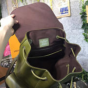 Louis Vuitton Supreme backpack green 3795 45cm - 2