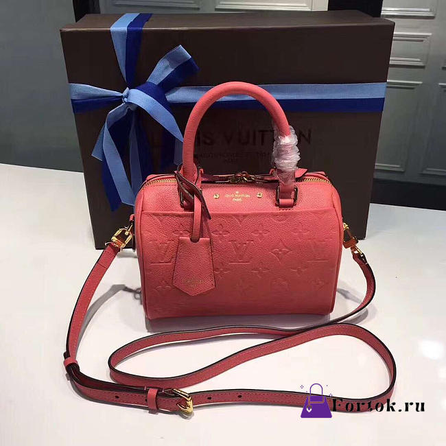 LOUIS VUITTON SPEEDY incarnadine pink 3813 20cm - 1