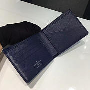 Louis Vuitton MULTIPLE WALLET Navy Blue 12cm - 5
