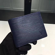 Louis Vuitton MULTIPLE WALLET Navy Blue 12cm - 6