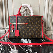 Louis Vuitton Popincourt MM Bag Red 3846 32cm - 2