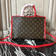 Louis Vuitton Popincourt MM Bag Red 3846 32cm - 4