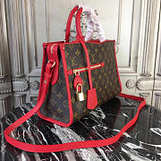 Louis Vuitton Popincourt MM Bag Red 3846 32cm - 5