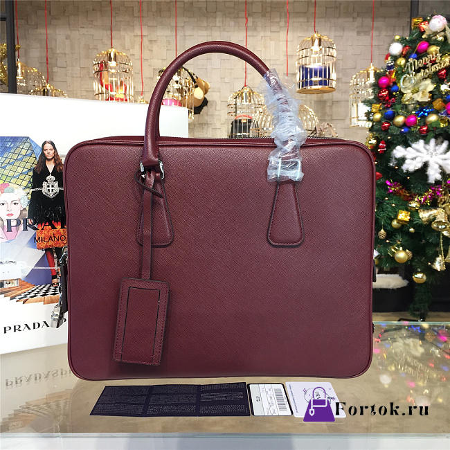 Prada Leather Briefcase 4218 - 1