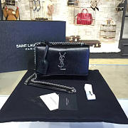 YSL SUNSET MONOGRAM Black 4724 19cm  - 2