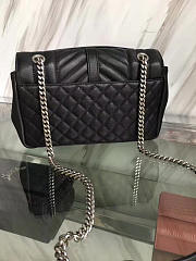 YSL ENVELOPE Medium Black 24cm  - 5