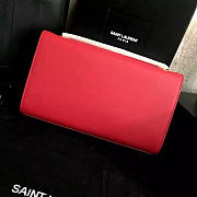 YSL MONOGRAM KATE Gold Tassel Smooth Leather Red 4981 24cm  - 5