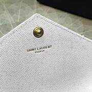YSL MONOGRAM COLLEGE Gold Hardware in White 5061 19cm - 2